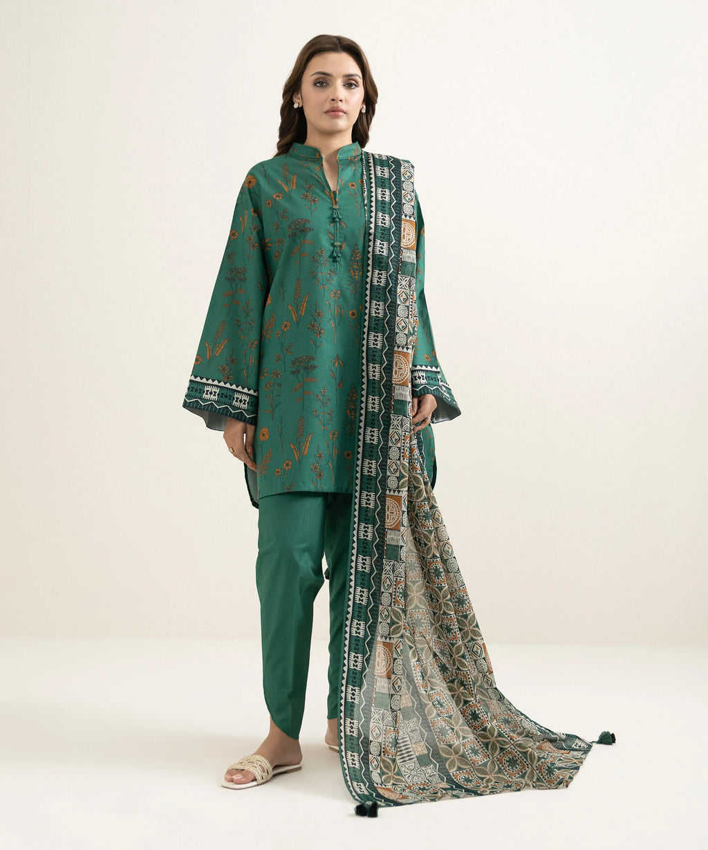 3 Piece - Printed Lawn Suit