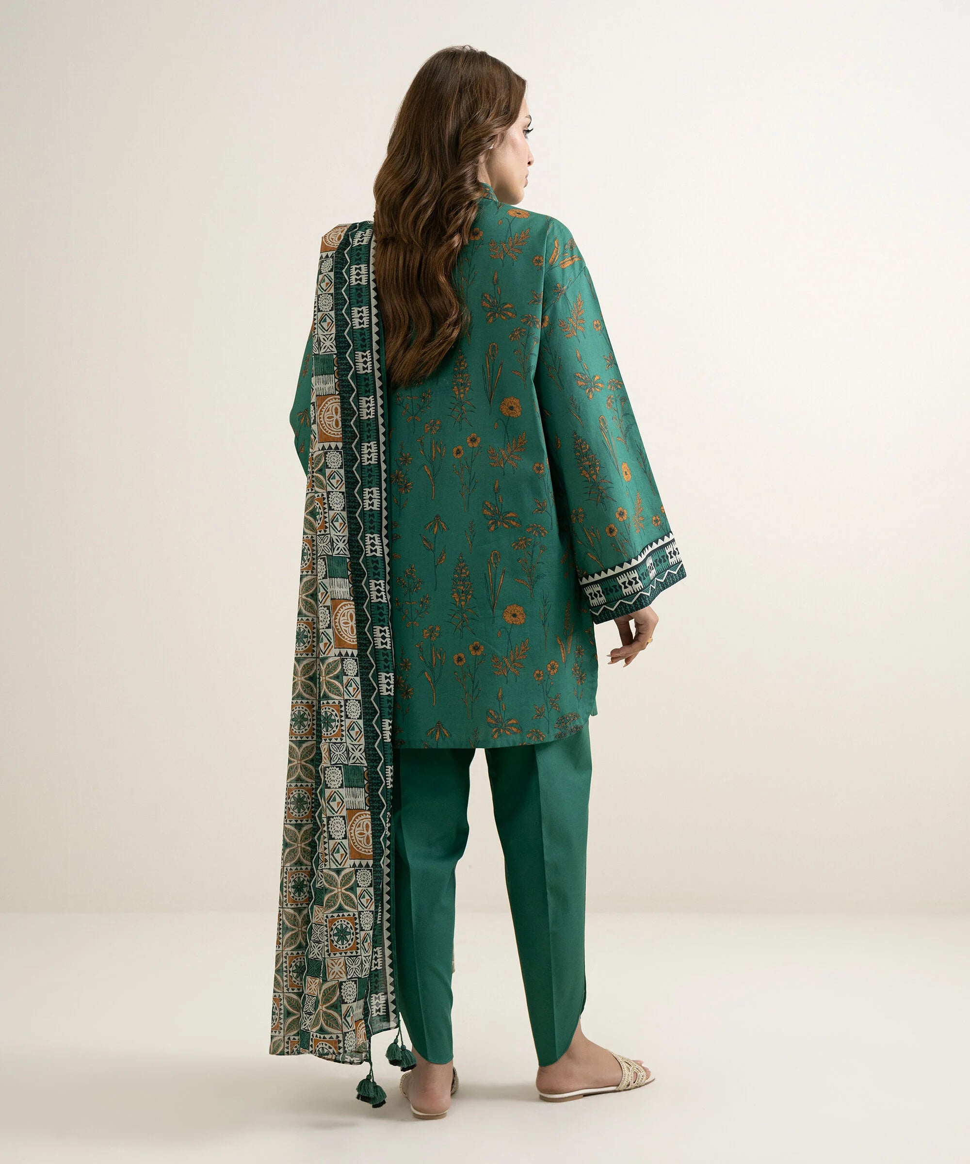 3 Piece - Printed Lawn Suit