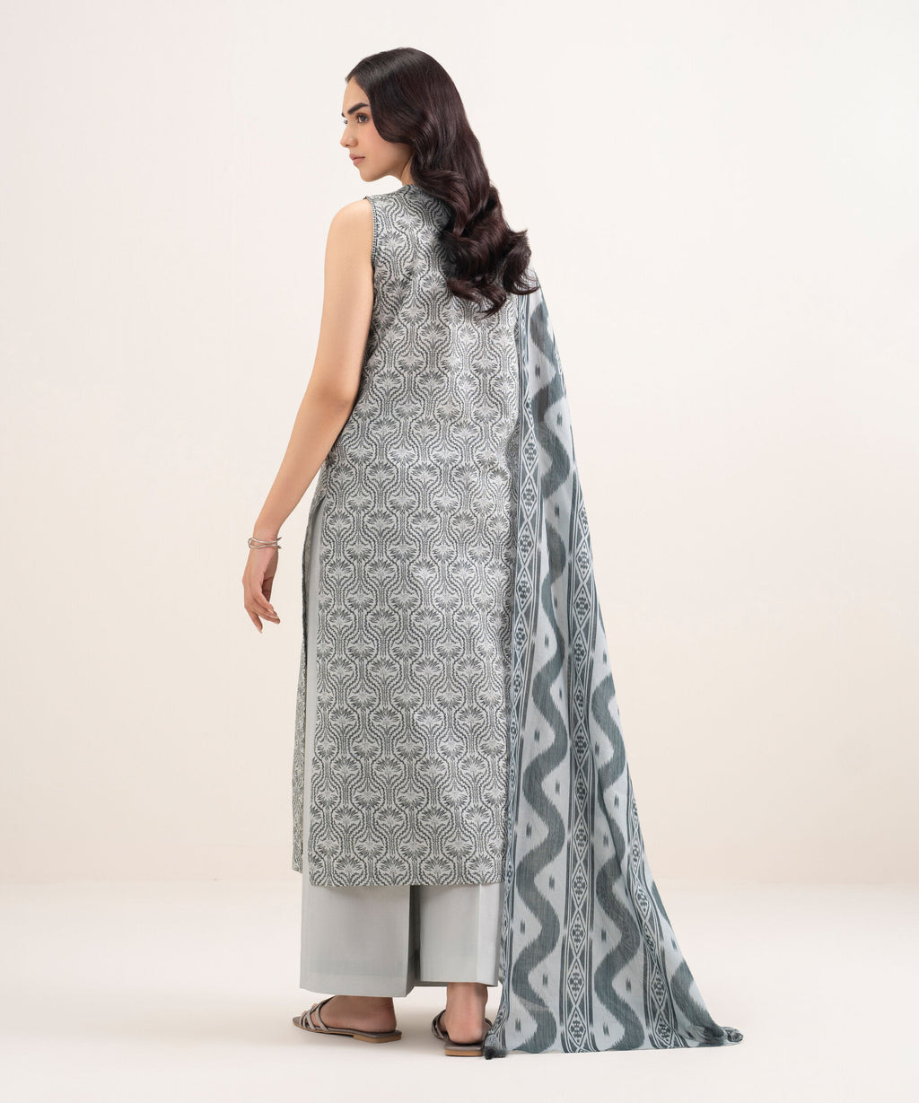 3 Piece - Printed Lawn Suit