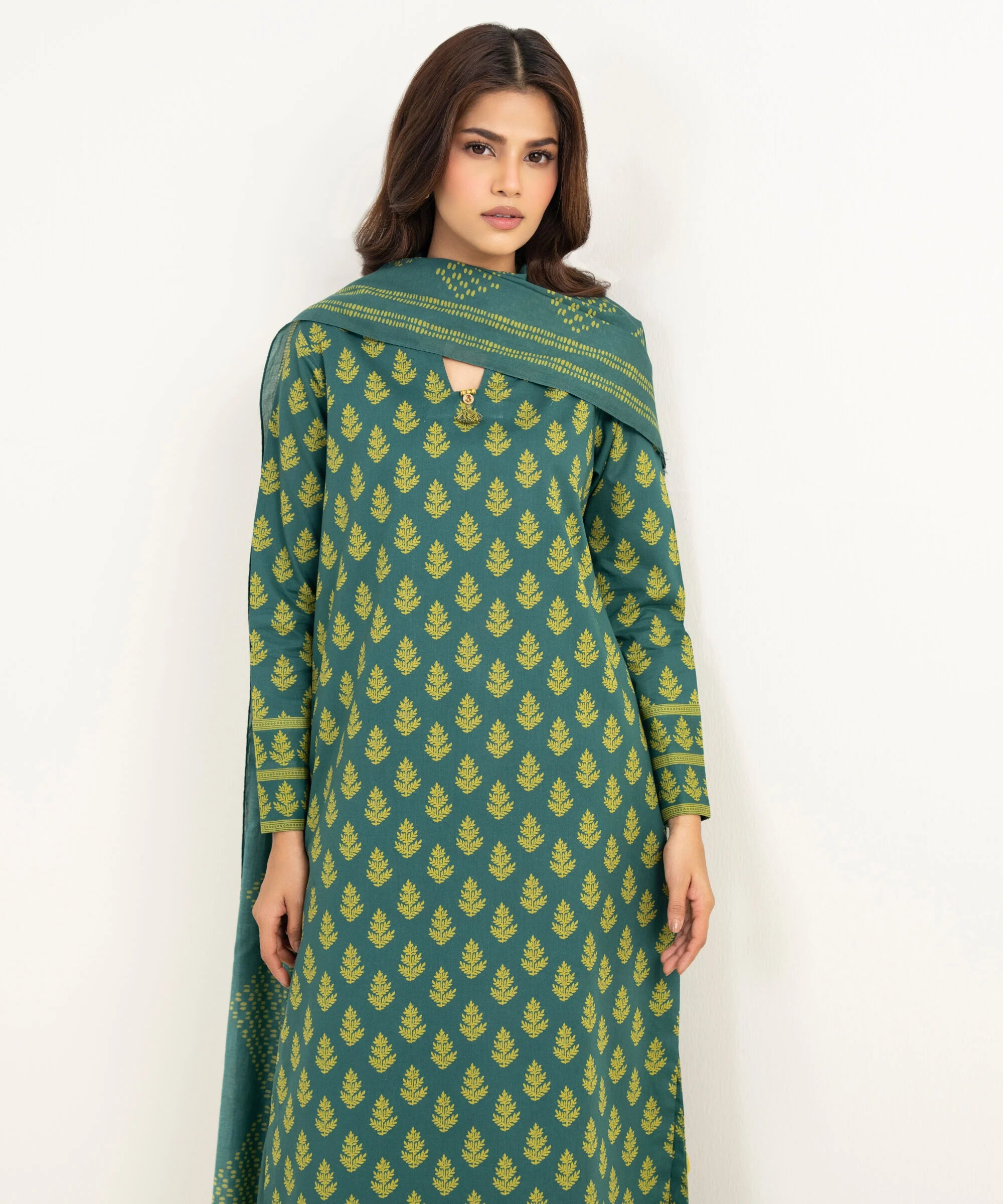 3 Piece - Printed Lawn Suit