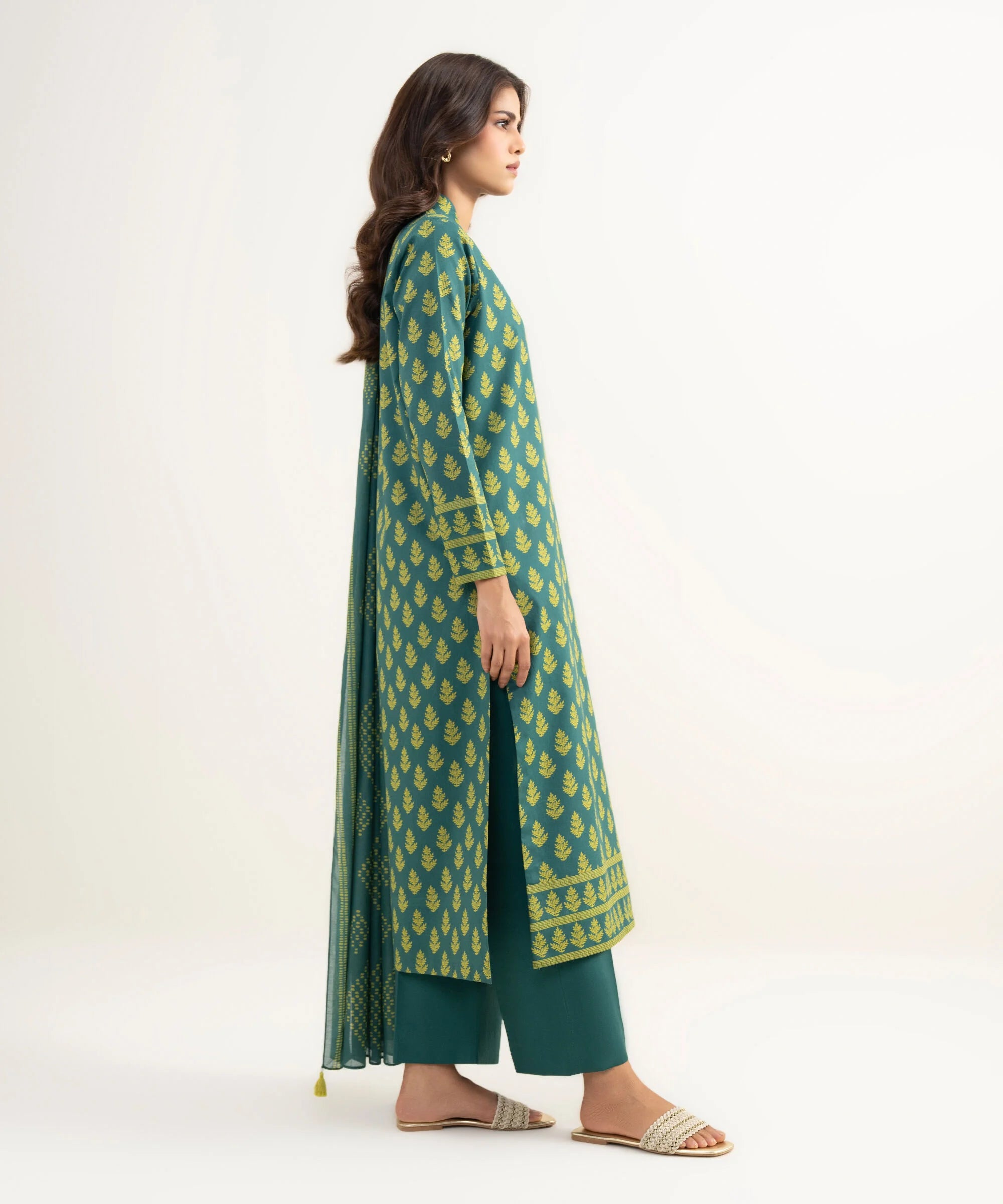 3 Piece - Printed Lawn Suit