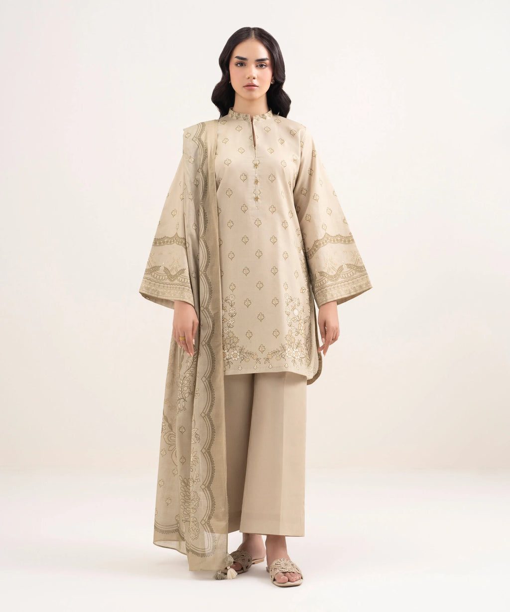 3 Piece - Printed Lawn Suit