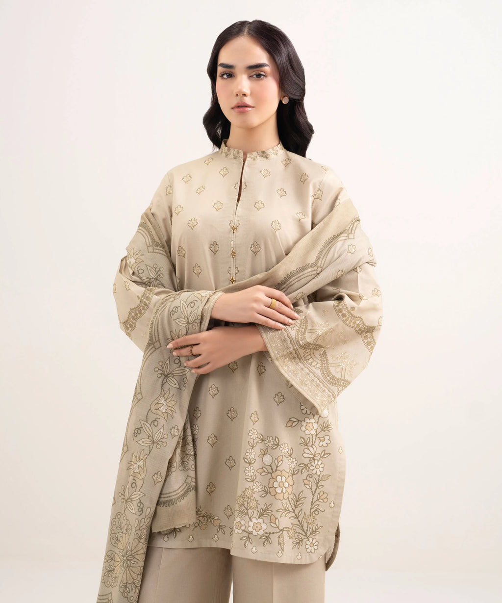 3 Piece - Printed Lawn Suit
