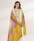 3 Piece - Embroidered Cotton Suit