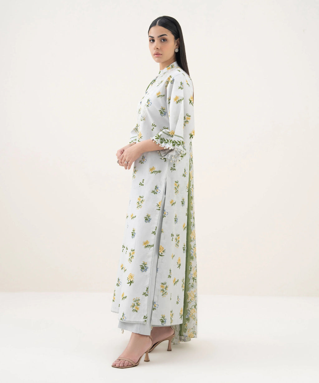 3 Piece - Embroidered Lawn Suit
