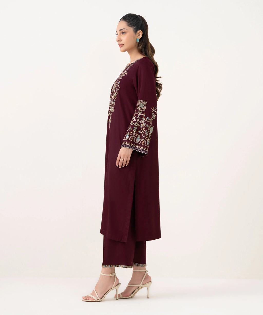 3 Piece - Embroidered Bedford