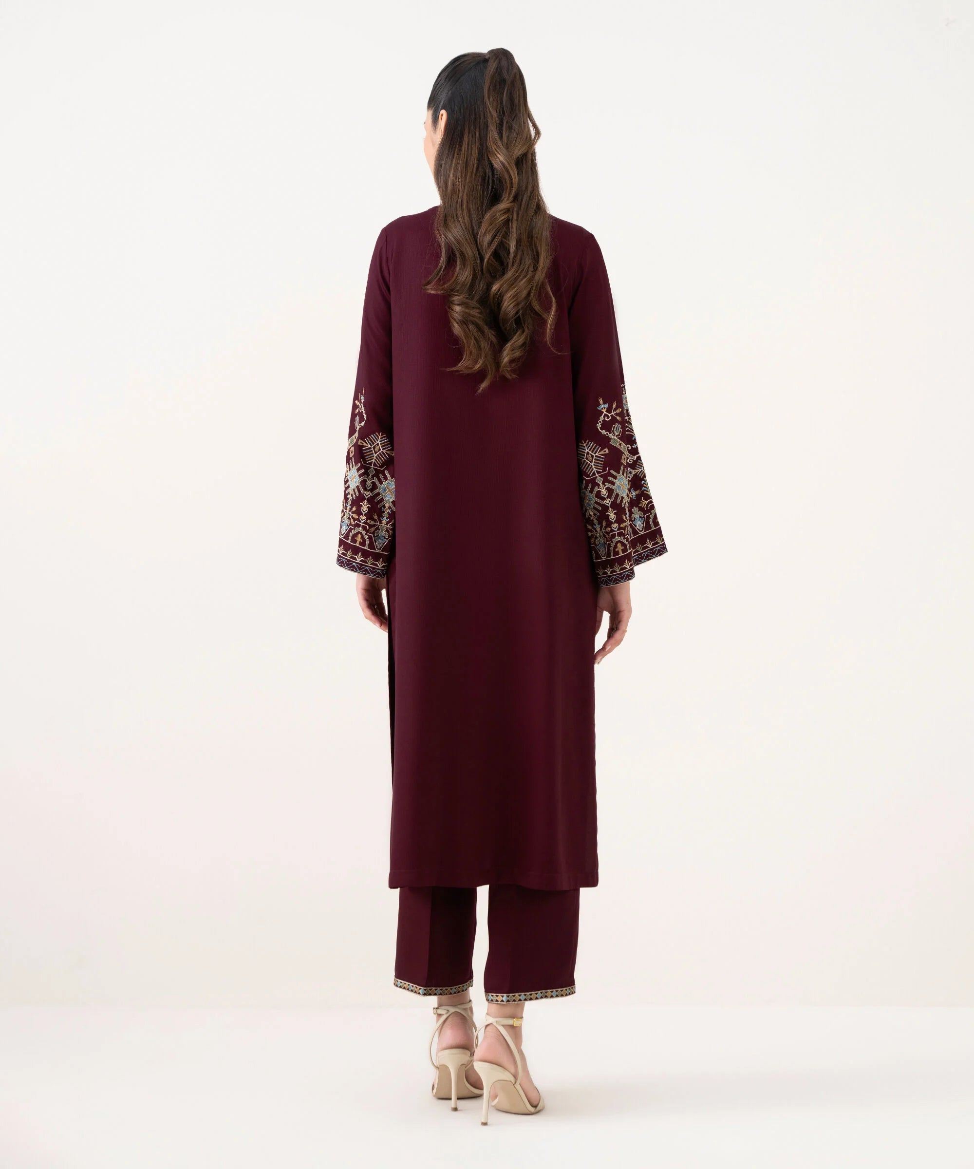 3 Piece - Embroidered Bedford