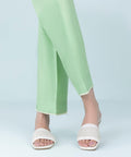 Cotton Jacquard Straight Pants