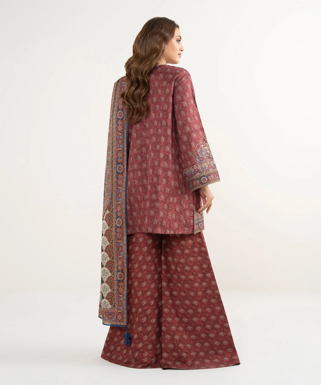 3 Piece - Embroidered Lawn Suit