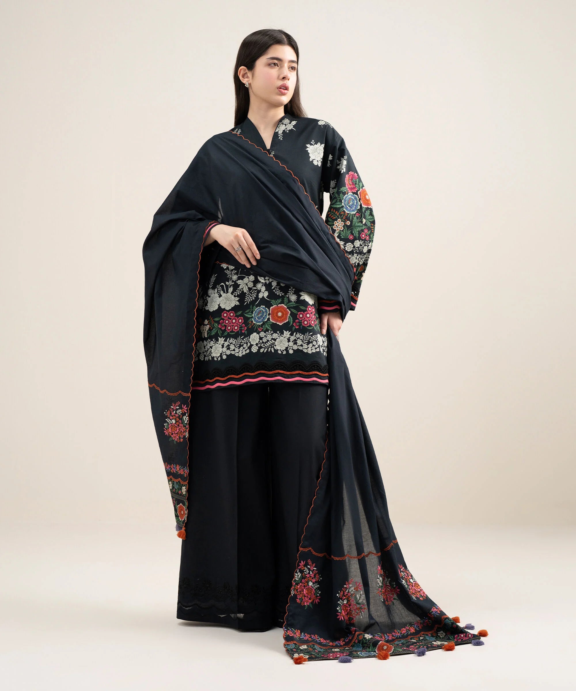 3 Piece - Embroidered Lawn Suit