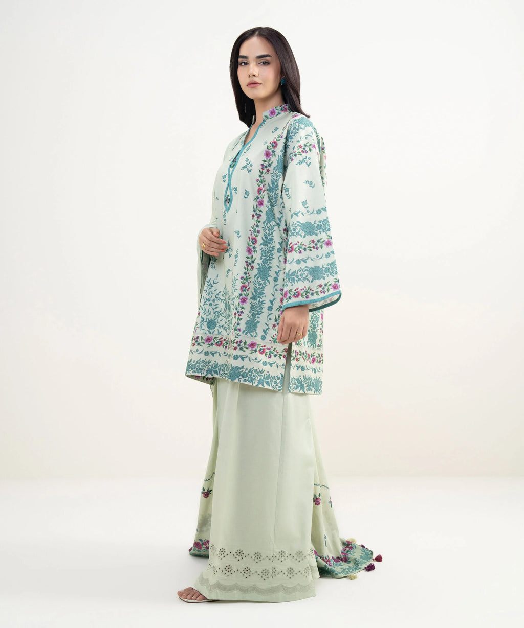 3 Piece - Embroidered Lawn Suit