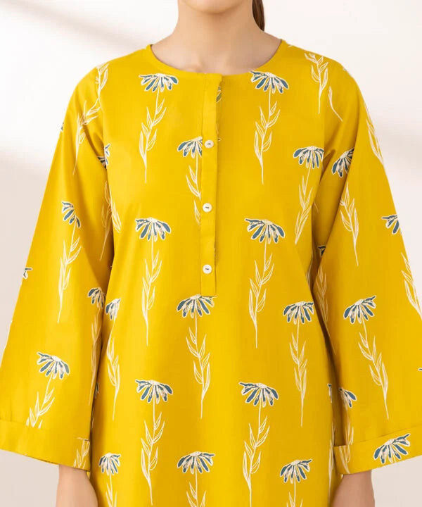 Embossed Printed Cambric Shirt