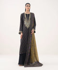 3 Piece - Embroidered Viscose Suit