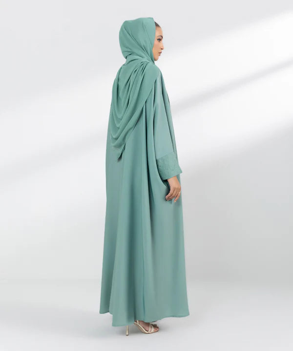 Embroidered Kaftan Abaya Set