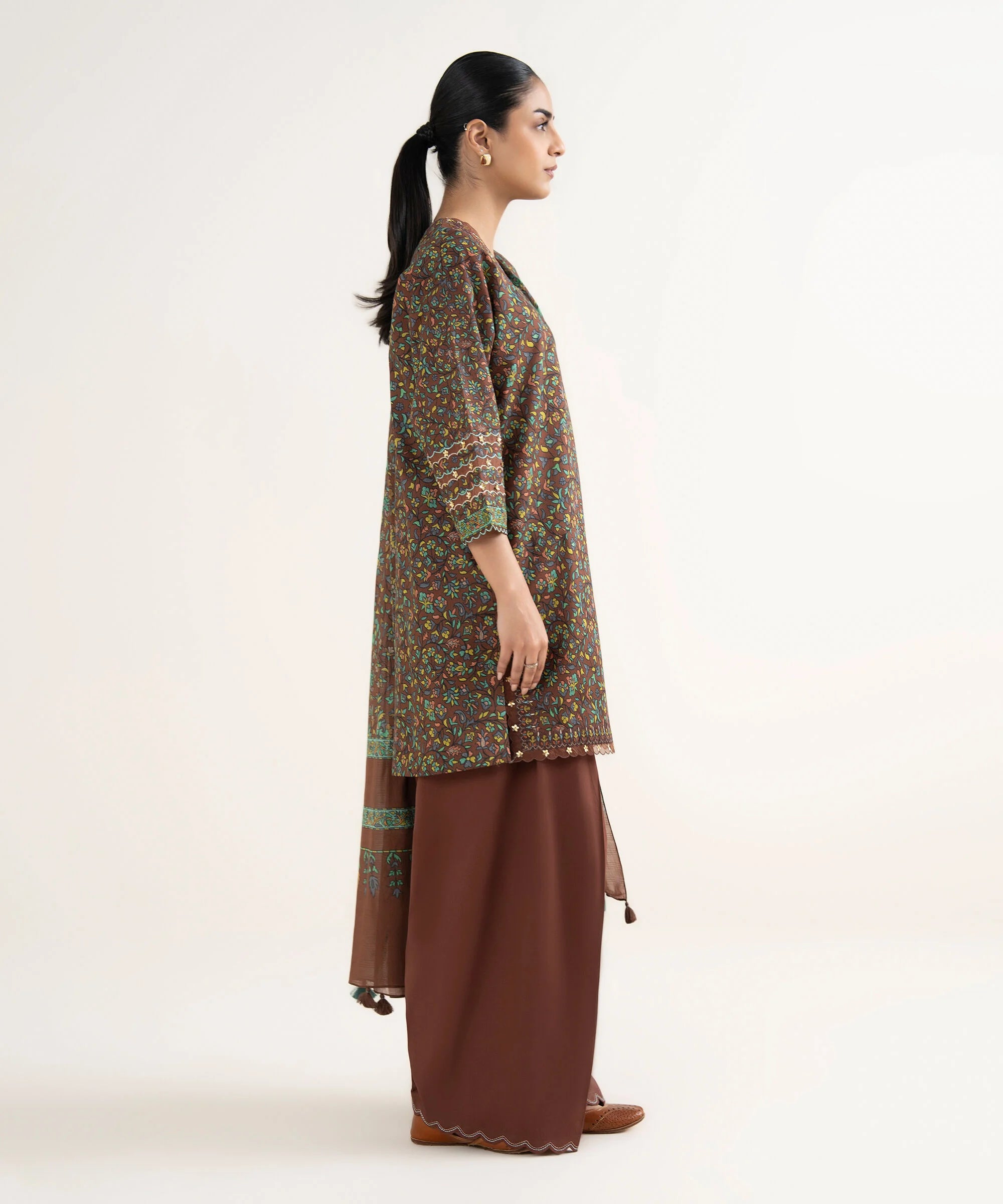 3 Piece - Embroidered Lawn Suit