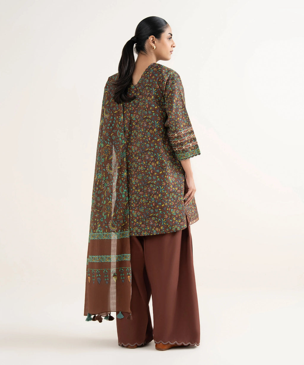 3 Piece - Embroidered Lawn Suit