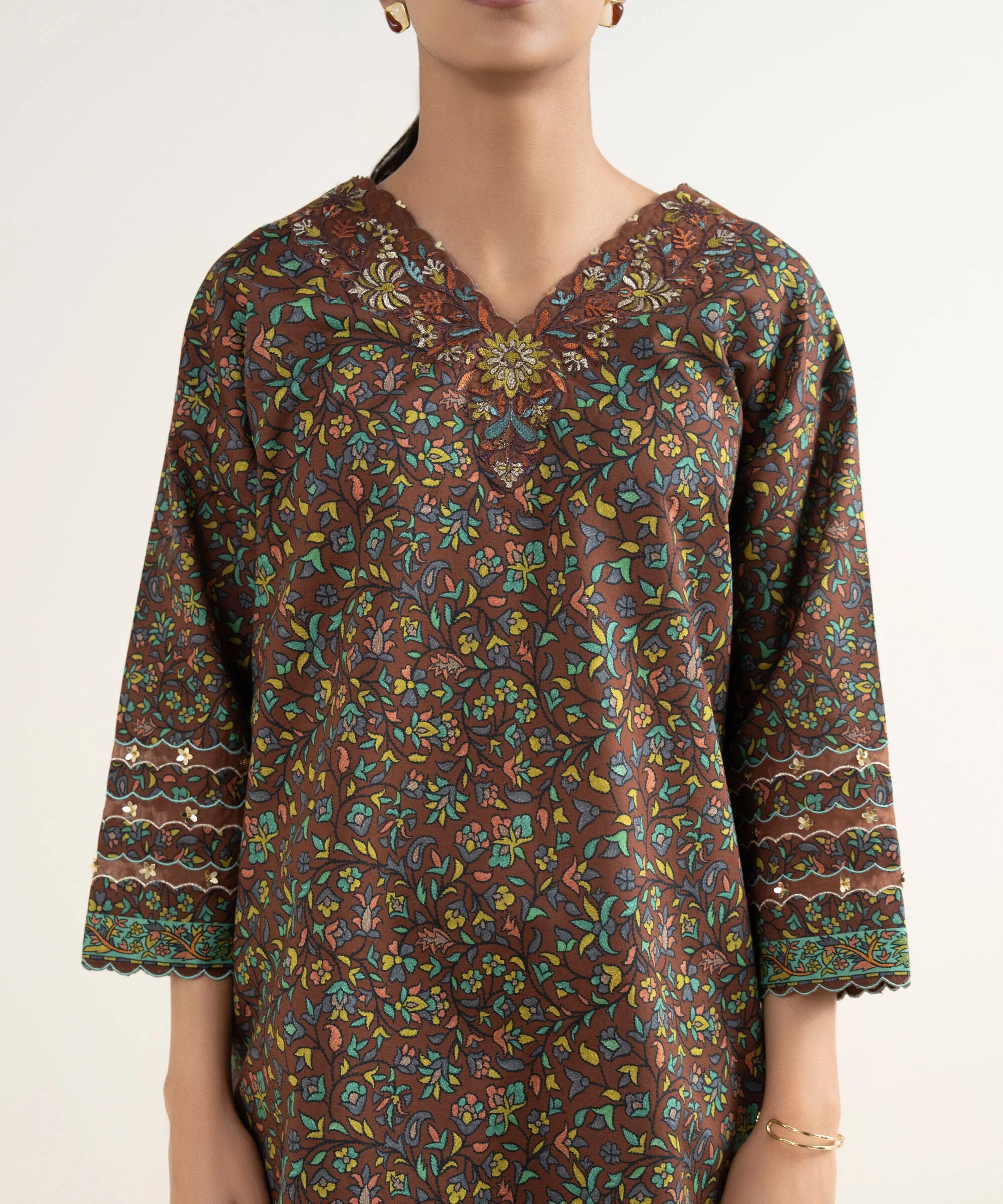 3 Piece - Embroidered Lawn Suit