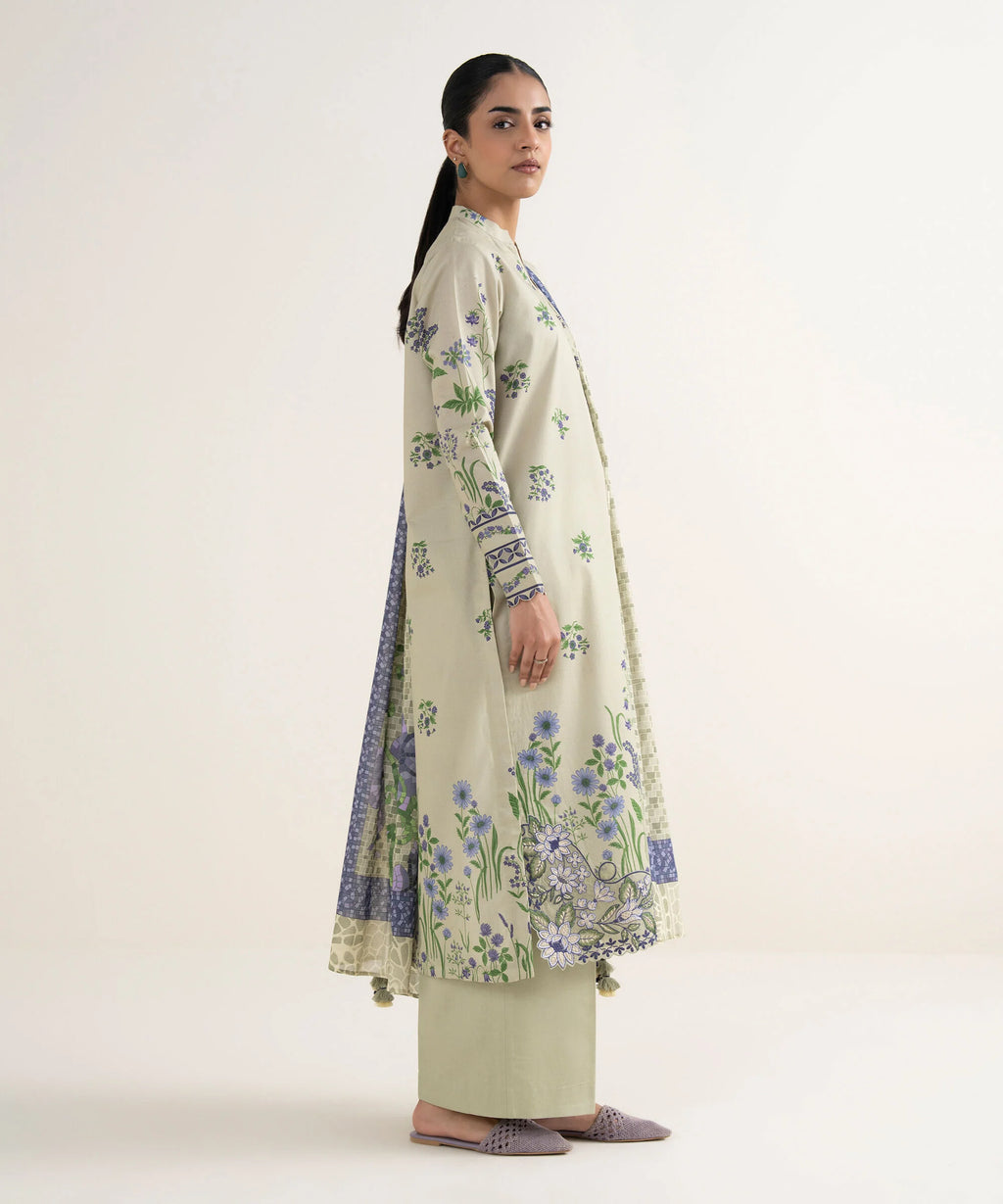 3 Piece - Embroidered Lawn Suit