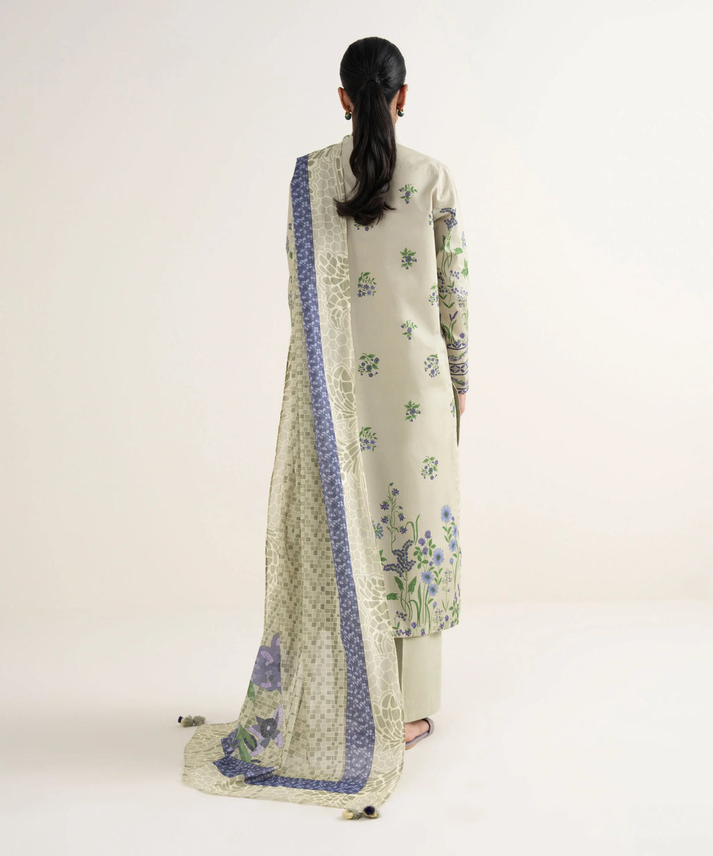 3 Piece - Embroidered Lawn Suit