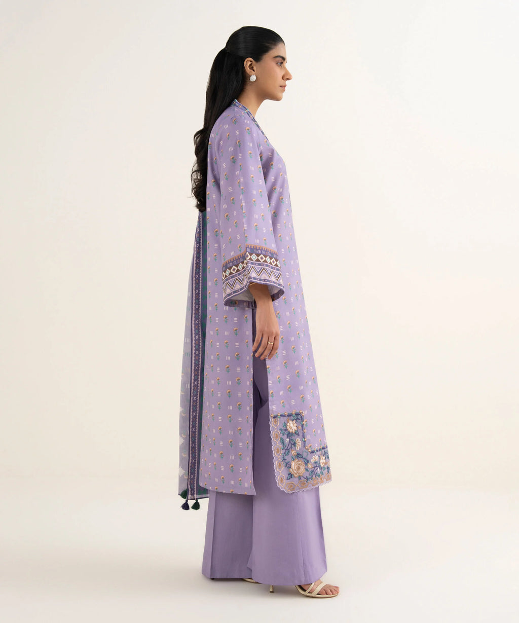 3 Piece - Embroidered Lawn Suit