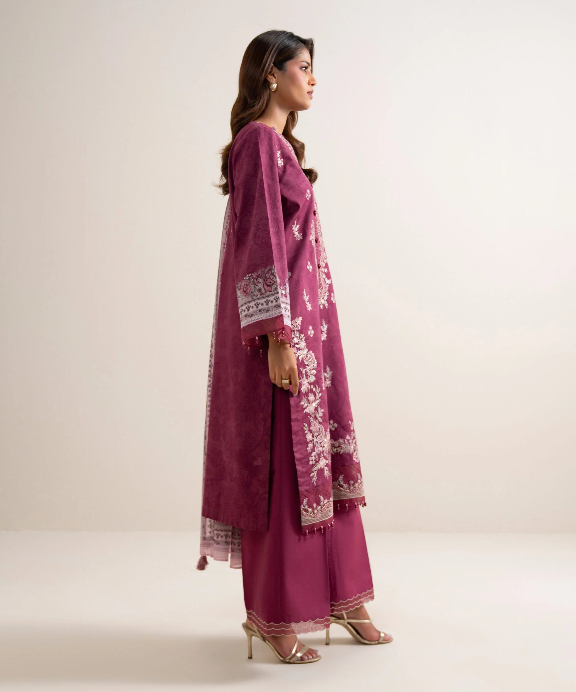 3 Piece - Embroidered Lawn Suit