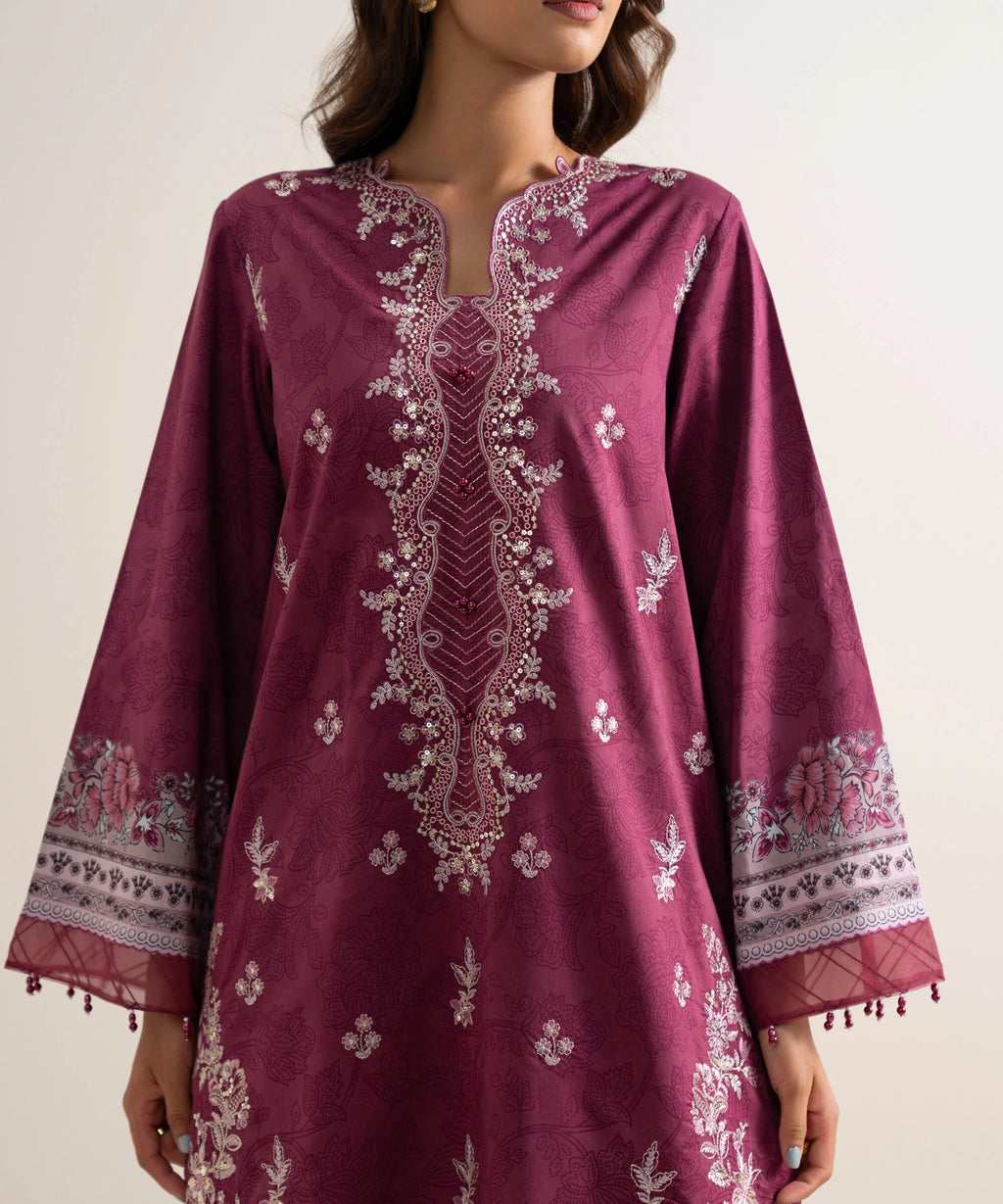 3 Piece - Embroidered Lawn Suit