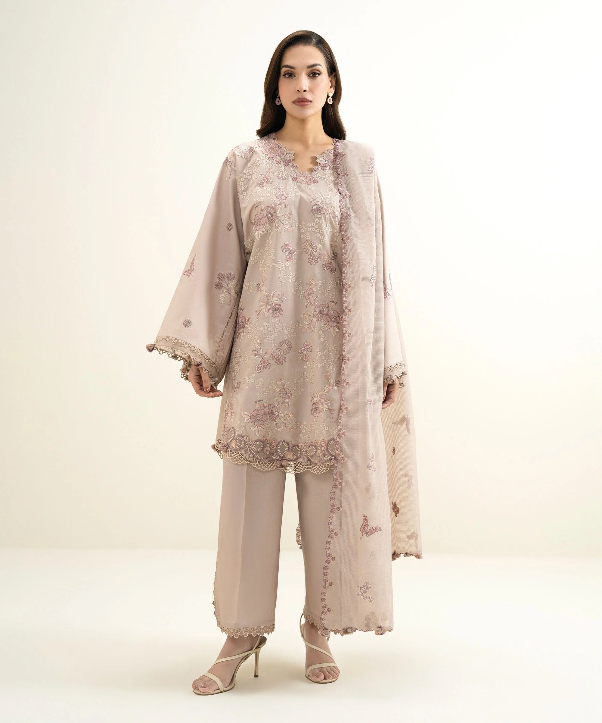 3 Piece - Embroidered Lawn Suit