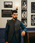 Textured Cotton Suit