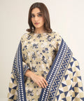 3 Piece - Printed Khaddar Suit
