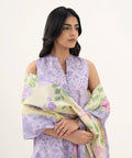 3 Piece - Embroidered Zari Lawn Suit