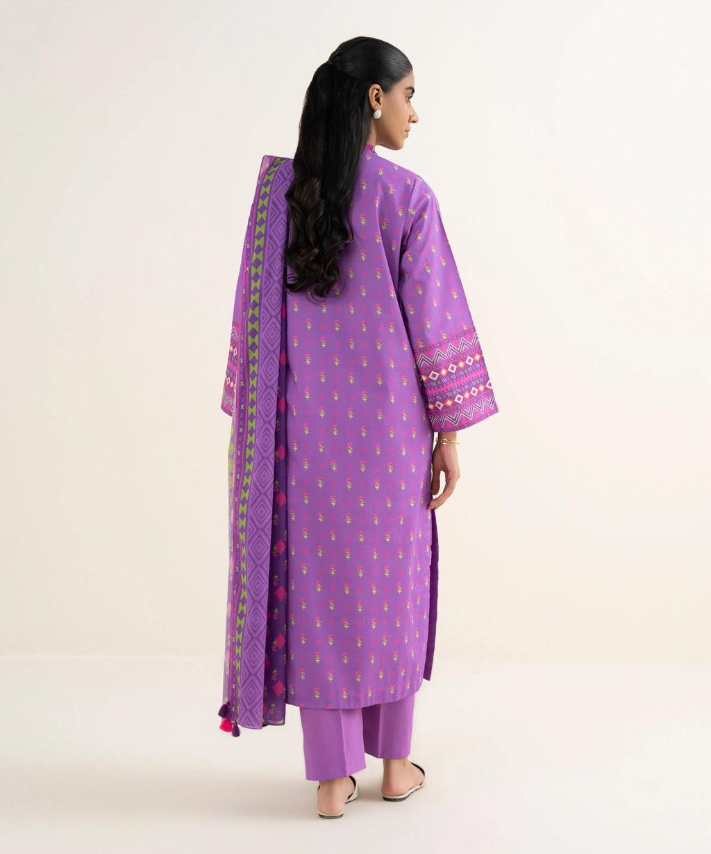 3 Piece - Embroidered Lawn Suit