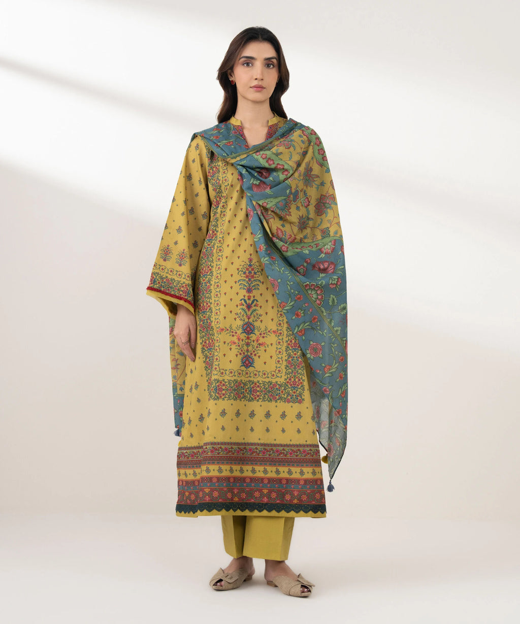 3 Piece - Embroidered Lawn Suit