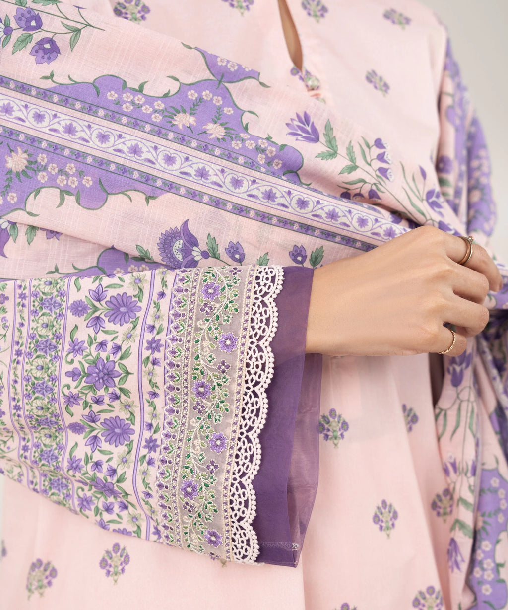 3 Piece - Embroidered Lawn Suit