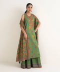 3 Piece - Embroidered Cotton Suit