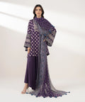 3 Piece - Embroidered Light Linen Suit
