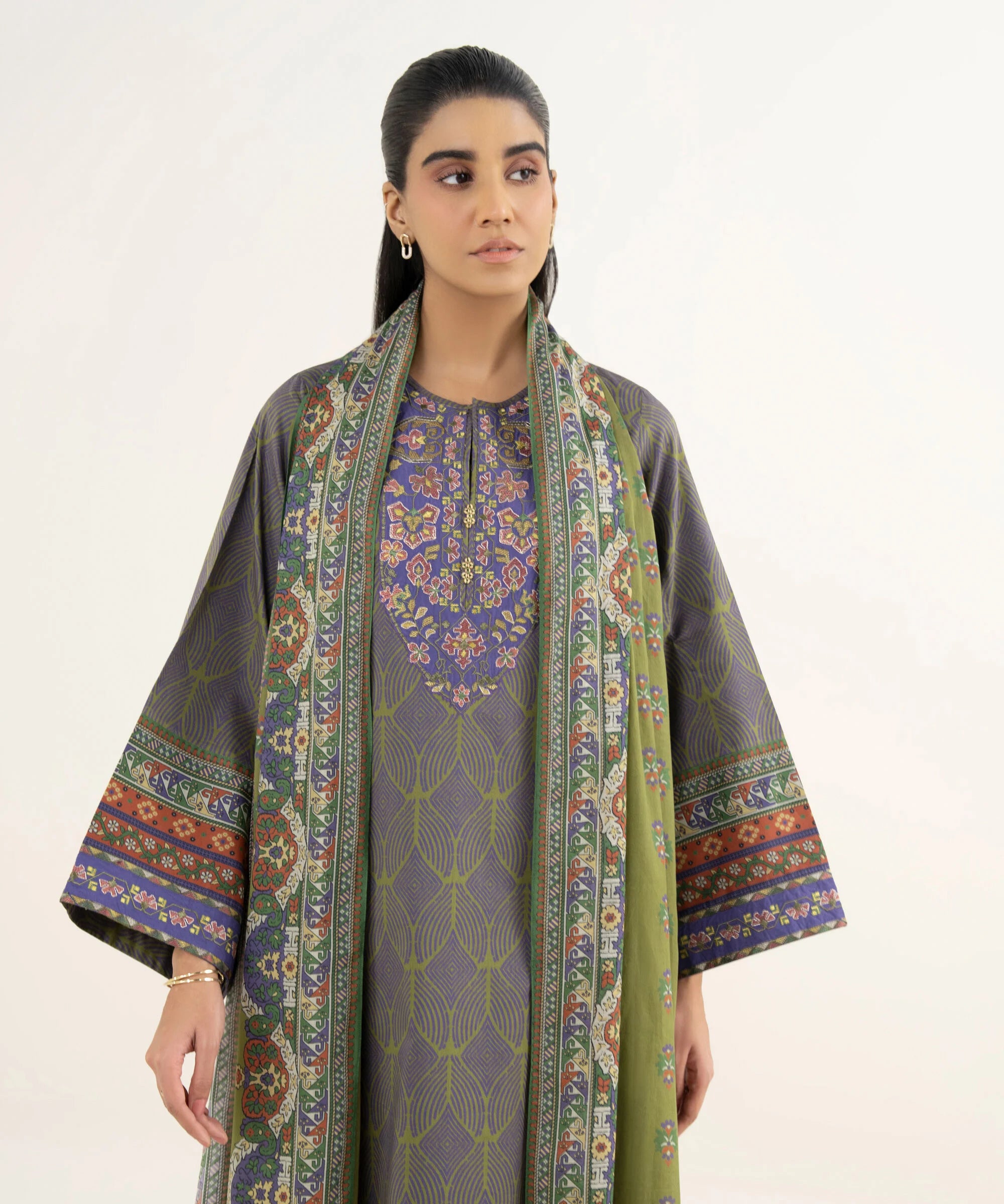 3 Piece - Embroidered Lawn Suit