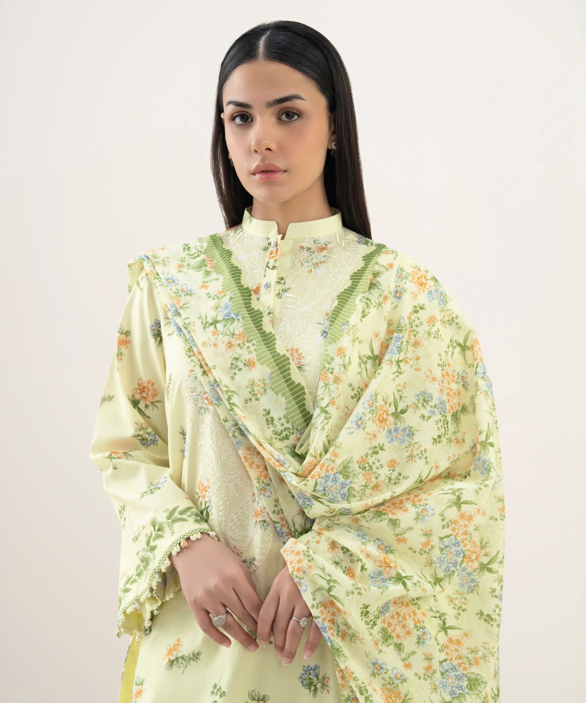 3 Piece - Embroidered Lawn Suit