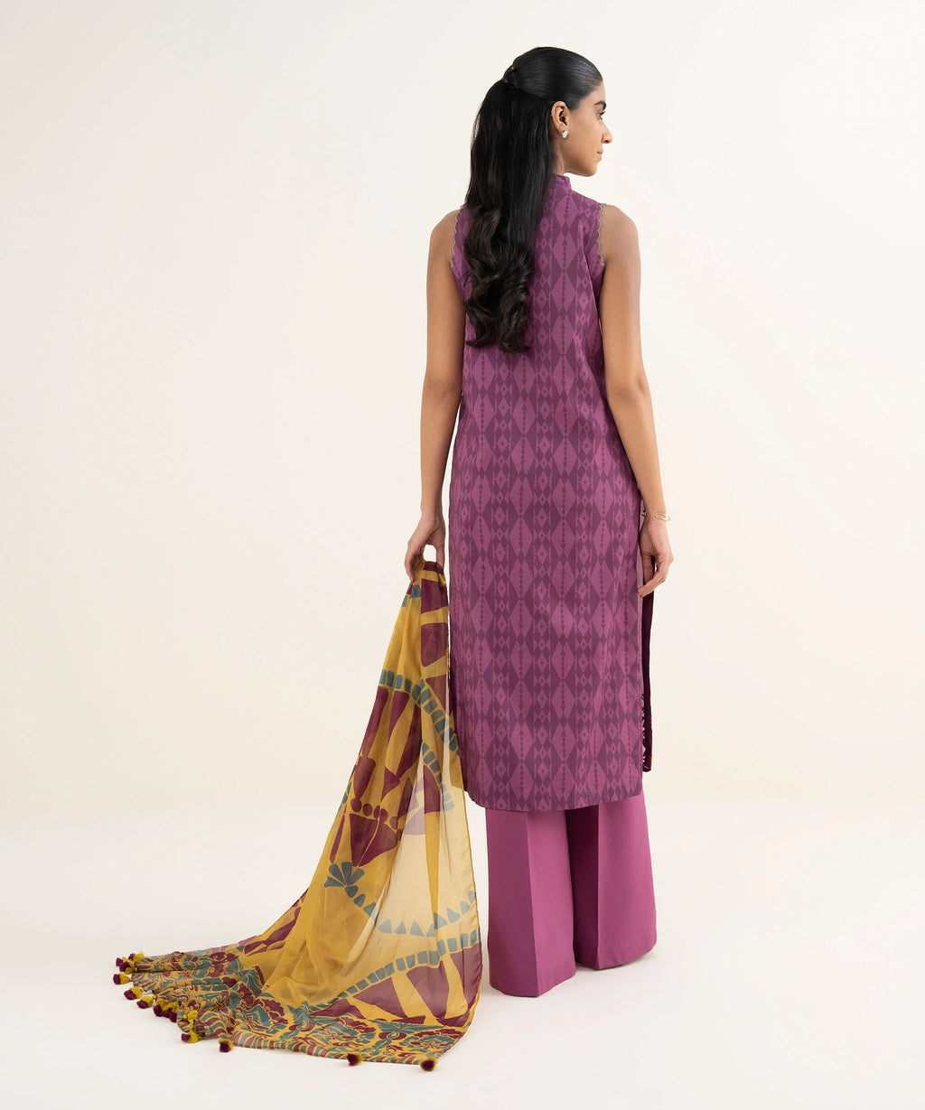 3 Piece - Embroidered Lawn Suit