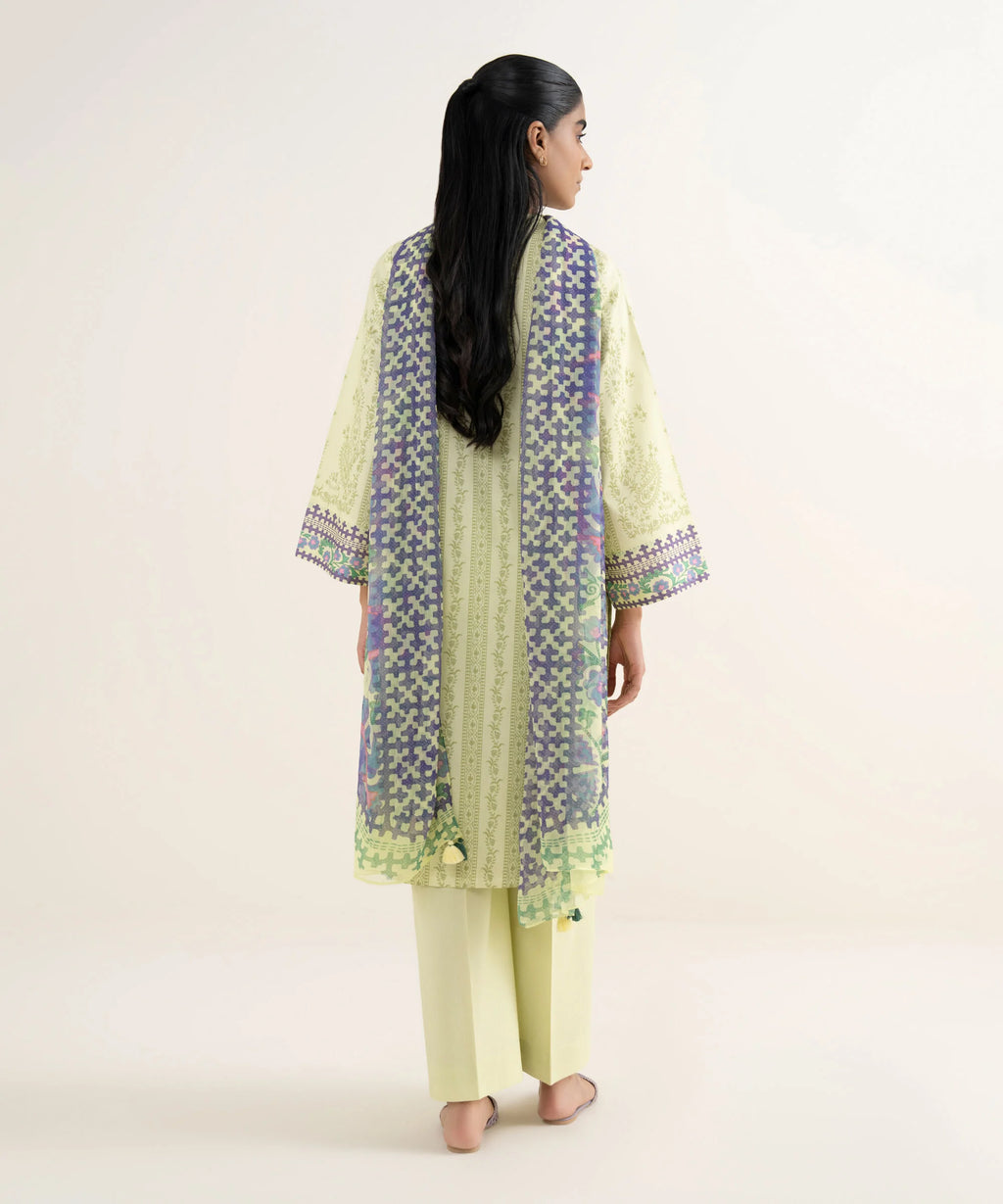 3 Piece - Printed Lawn Suit