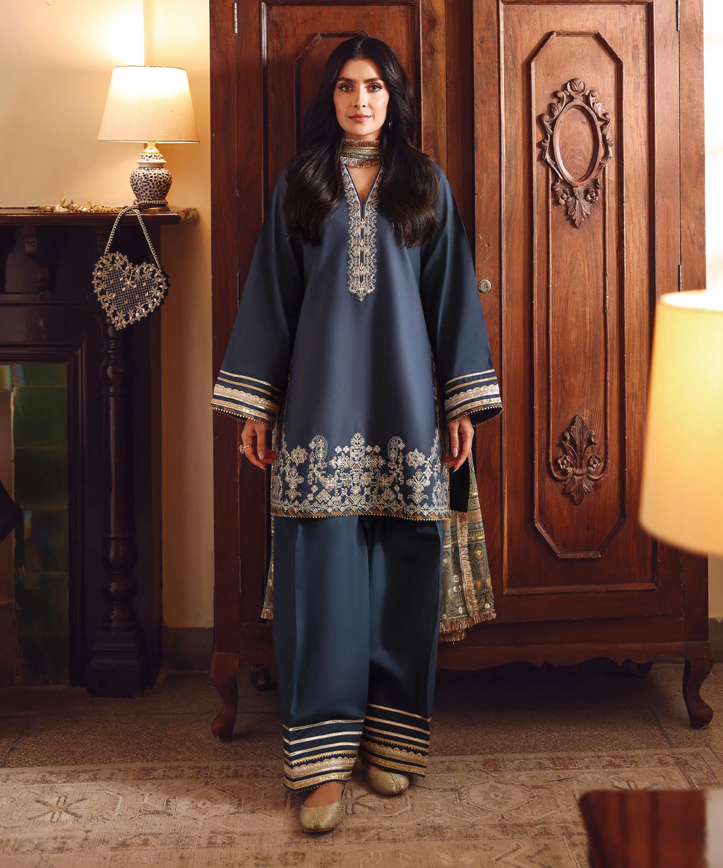 3 Piece - Embroidered Lawn Suit