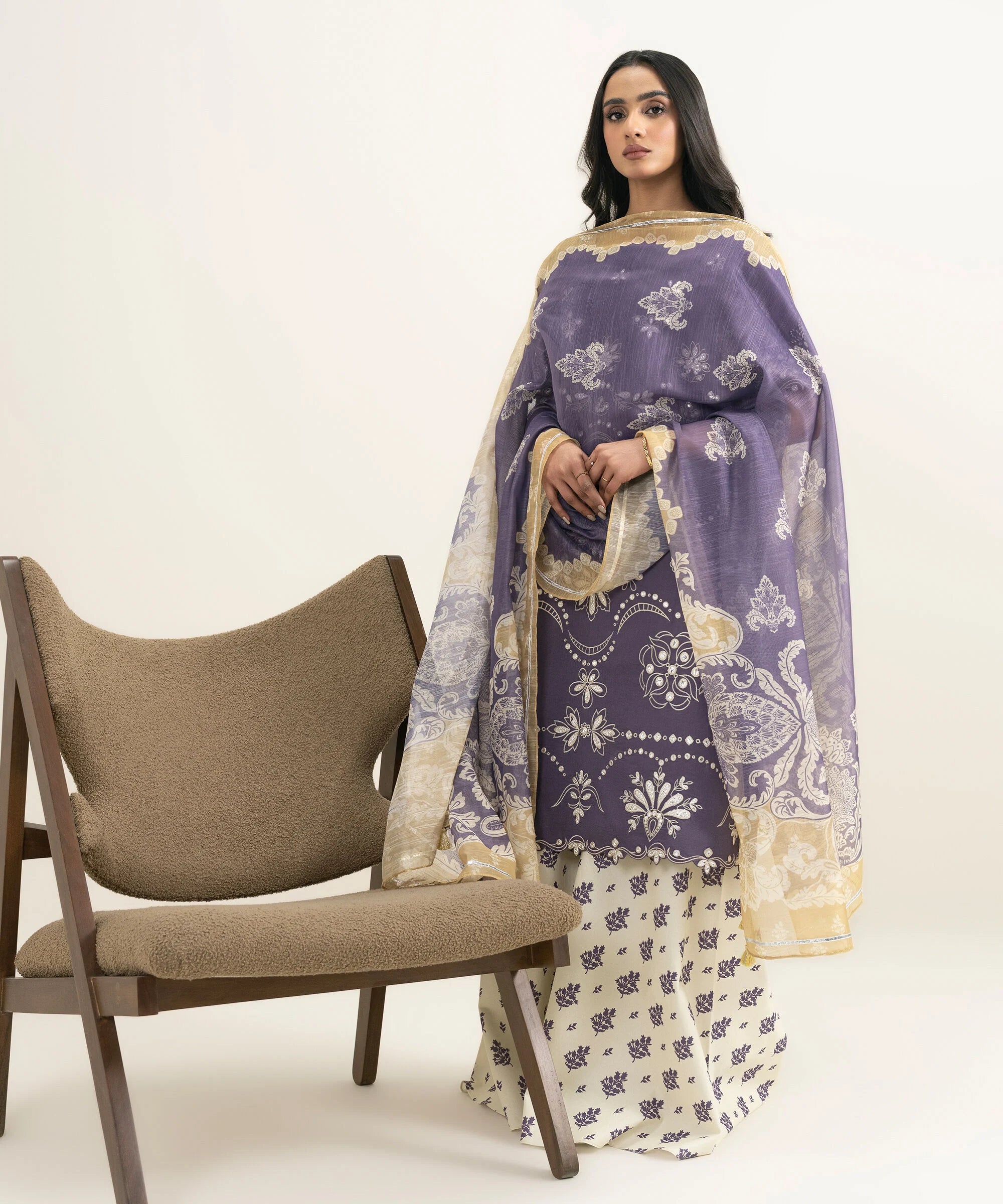 3 Piece - Embroidered Lawn Suit