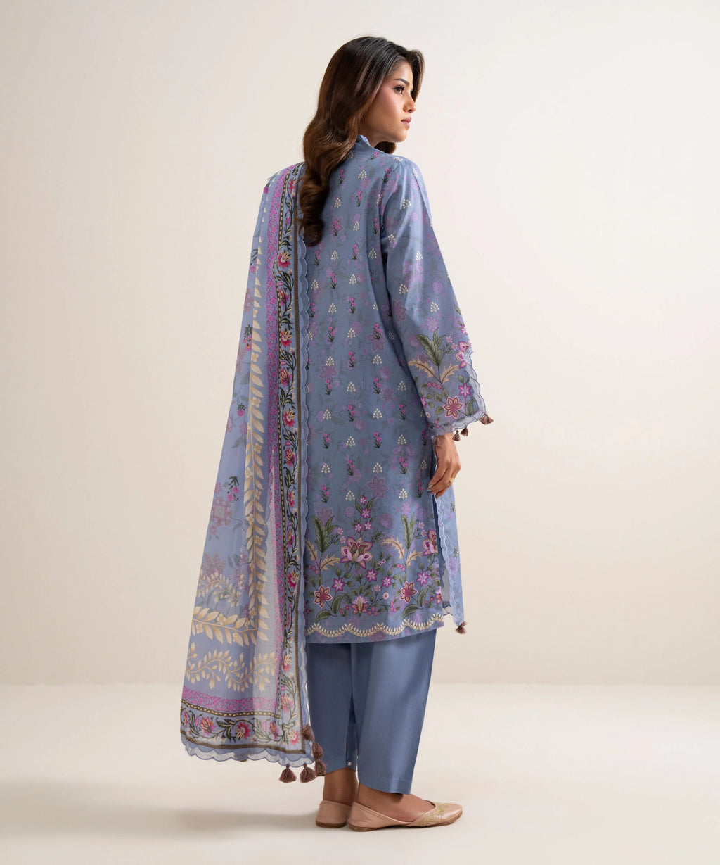3 Piece - Embroidered Lawn Suit