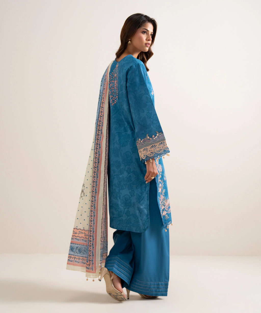 3 Piece - Embroidered Lawn Suit