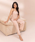 Embroidered Cotton Cami Set
