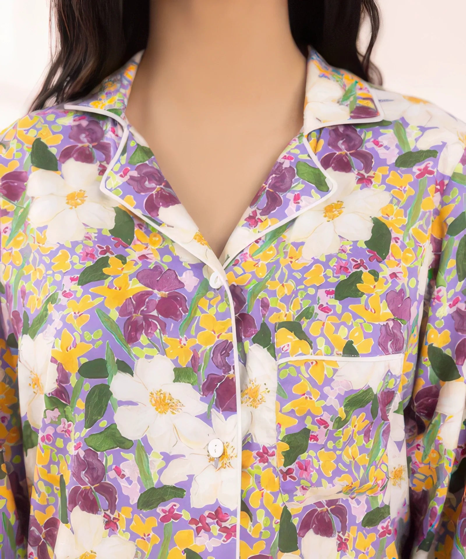 Printed Viscose PJ Set