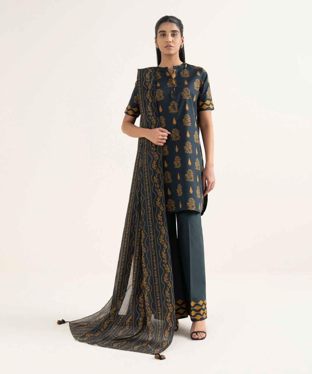 2 Piece - Printed Lawn Suit