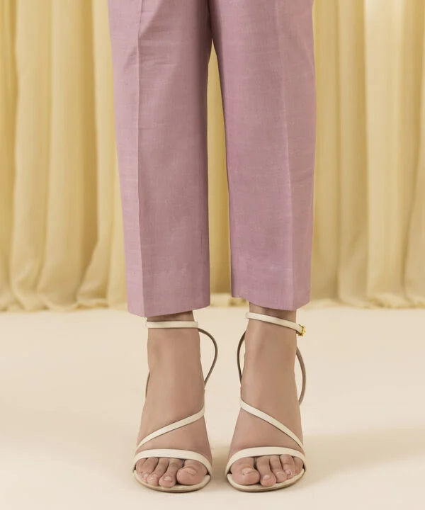 3 Piece - Embroidered Net Suit