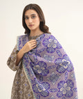3 Piece - Printed Khaddar Suit