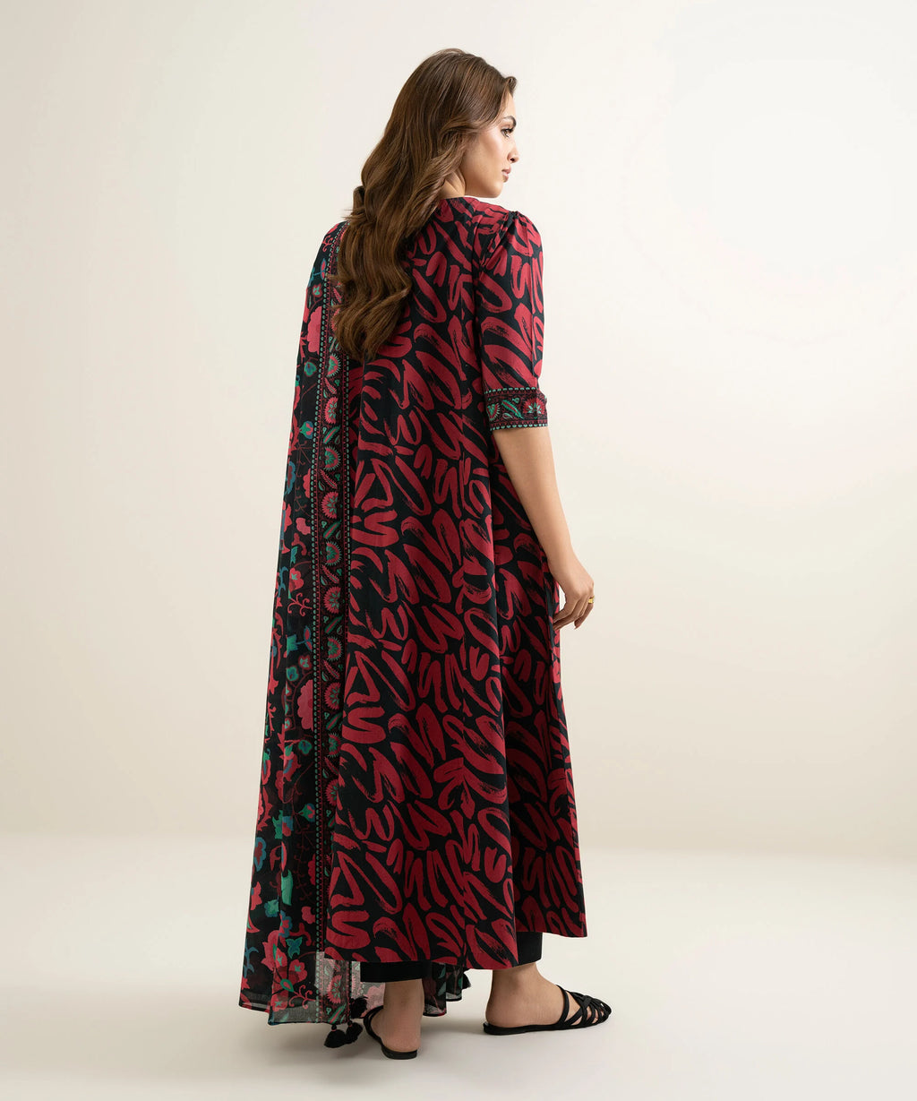 3 Piece - Printed Lawn Suit