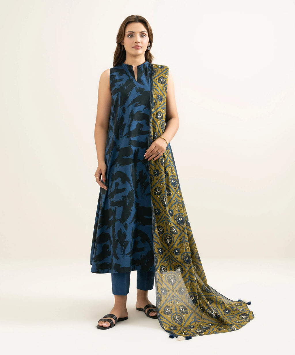 3 Piece - Printed Lawn Suit